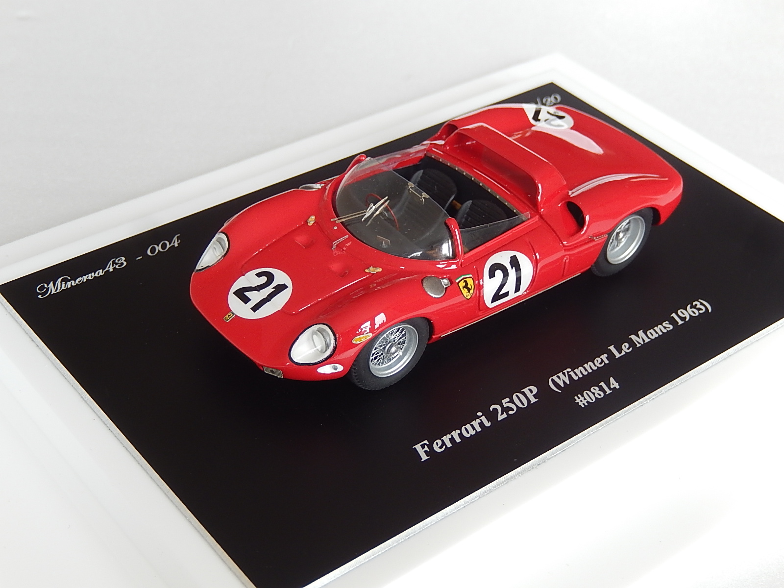F. Suber : Ferrari 250P winner le mans 1963
